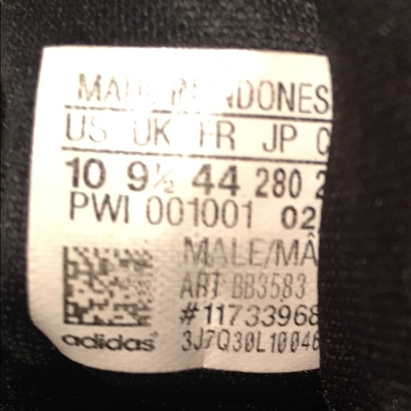 Adidas Grey and Black Sneakers - Picture 2 of 2